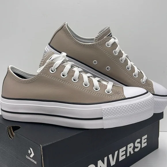 Converse WMNS Tan A14906C
CTAS LIFT OX
WONDER STONE/WHITE/BLACK Platforms - Picture 7 of 16